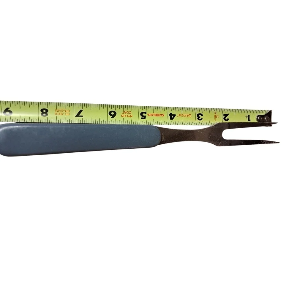 Made In Taiwan Serving Fork Stainless‎ Steel Geese Handle Very Worn
